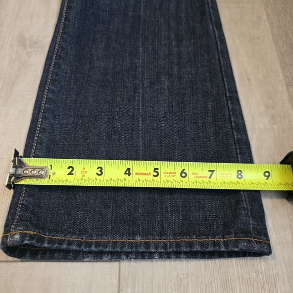 7 For All Mankind Dark Blue Flare Jeans - Picture 14 of 14